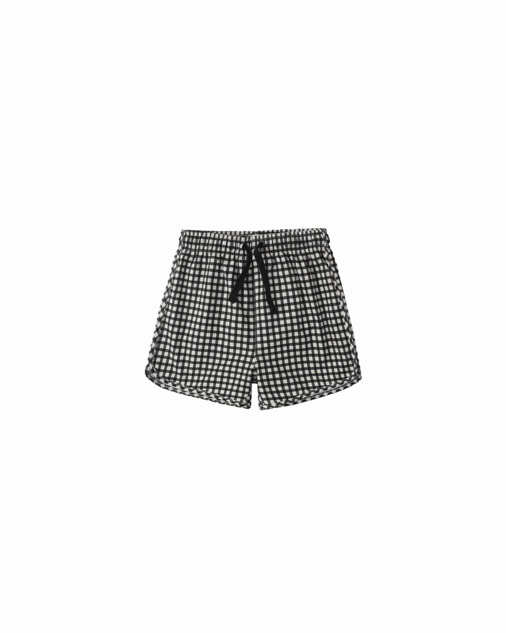 Swim Trunk (Black Gingham)
