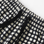 Swim Trunk (Black Gingham)