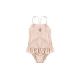 Tori Skirted One-Piece (Petal Gingham)