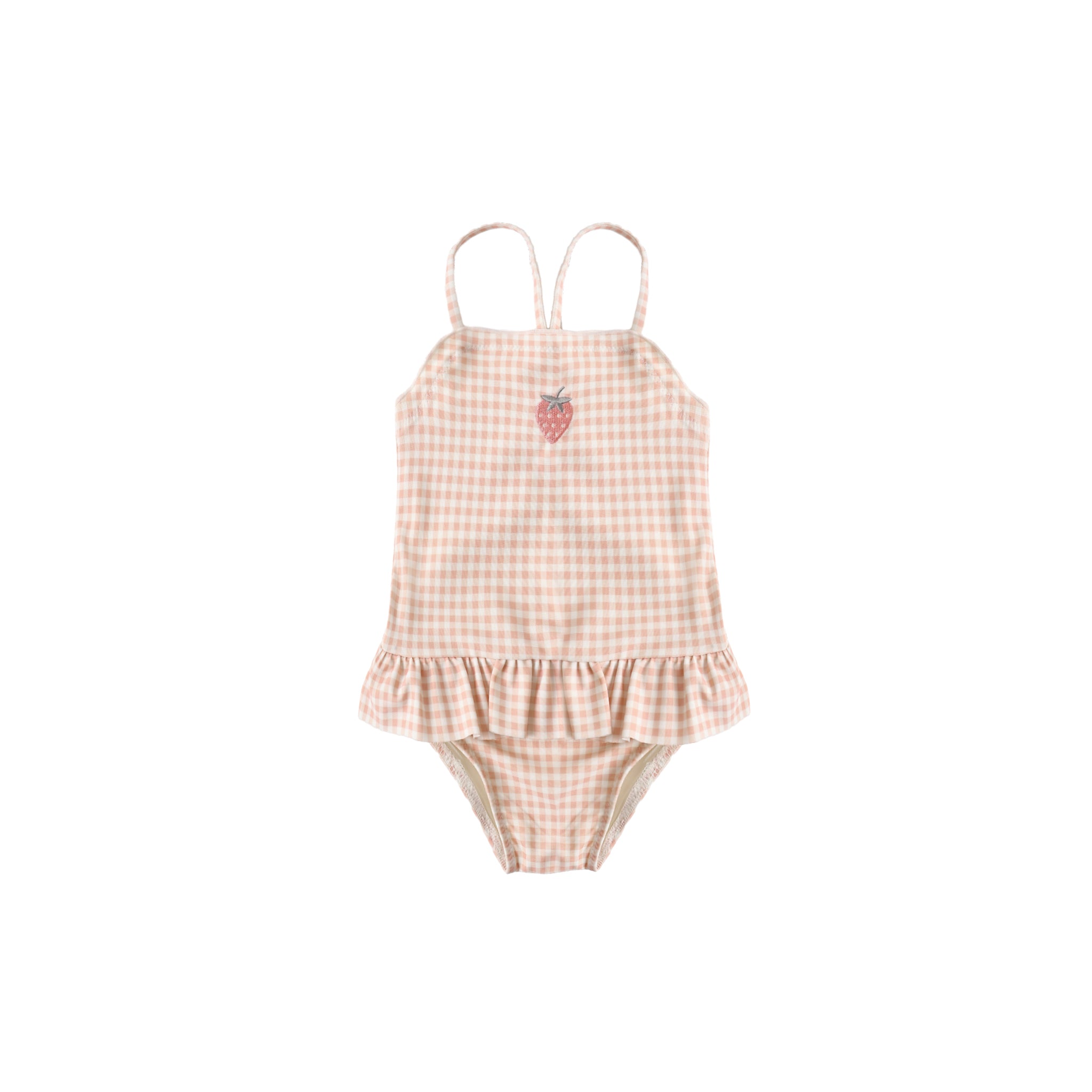Tori Skirted One-Piece (Petal Gingham)