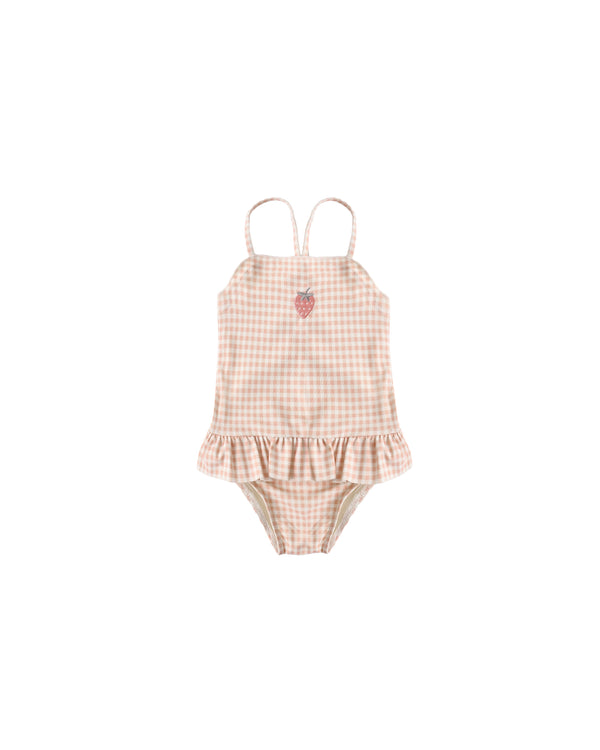 Tori Skirted One-Piece (Petal Gingham)