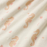 Sage Jersey Dress (Seahorses)