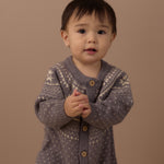 Fair Isle Romper (Slate)