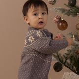 Fair Isle Romper (Slate)