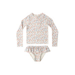 Rashguard Girls Set (Flower Fields)