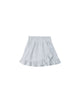 Wrap Ruffle Skirt (Heathered Light Blue)
