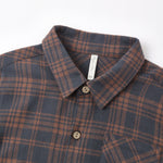 Collared Long Sleeve Shirt (Midnight Plaid)