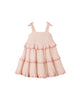 Ruffled Swing Dress (Petal Gingham)