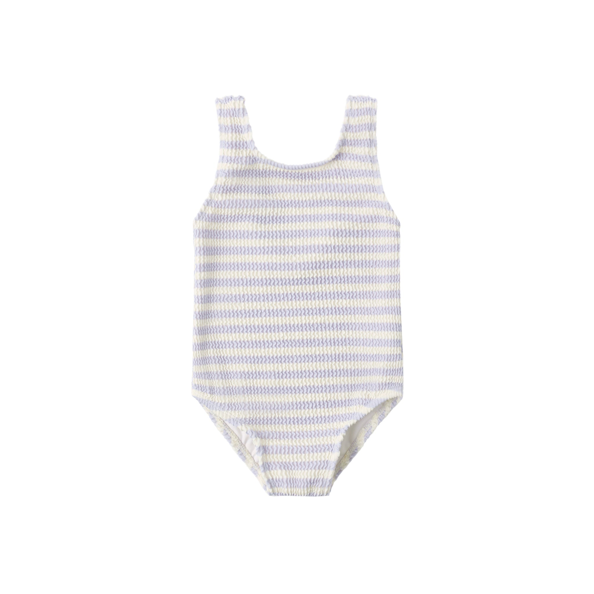 Moxie One-Piece Suit (Periwinkle Stripe)