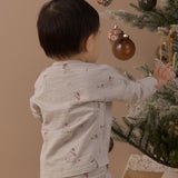 Long Sleeve Tee + Pant Set (Dalmatian)