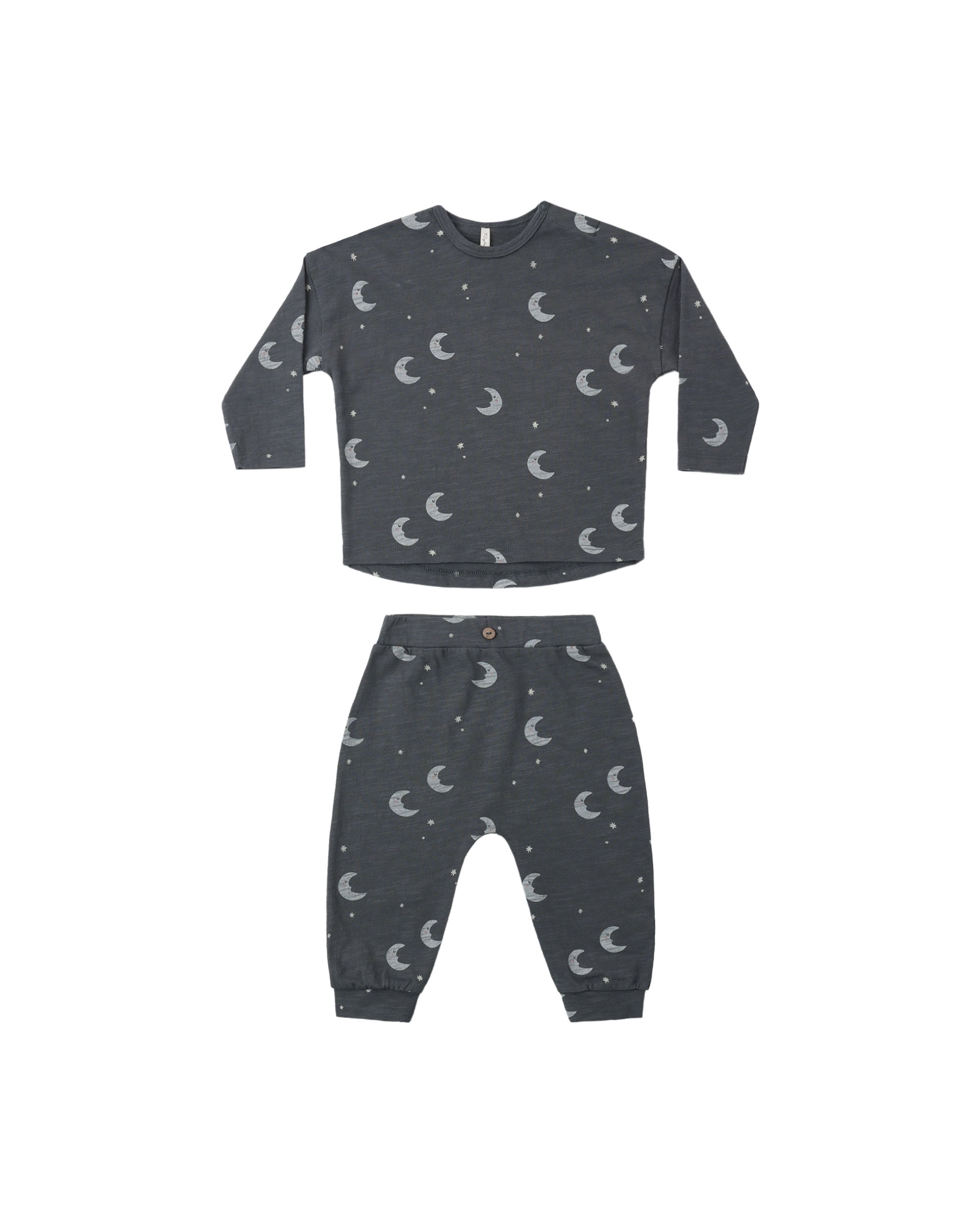Long Sleeve Tee + Pant Set (Moons)