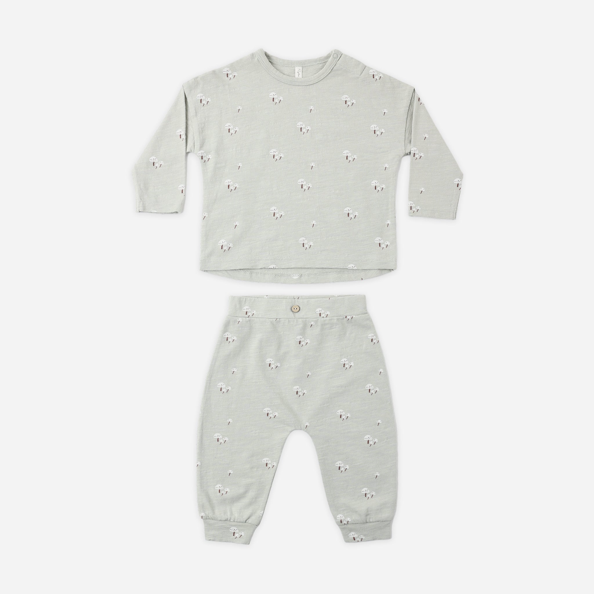 Long Sleeve Tee + Pant Set (Mushrooms)