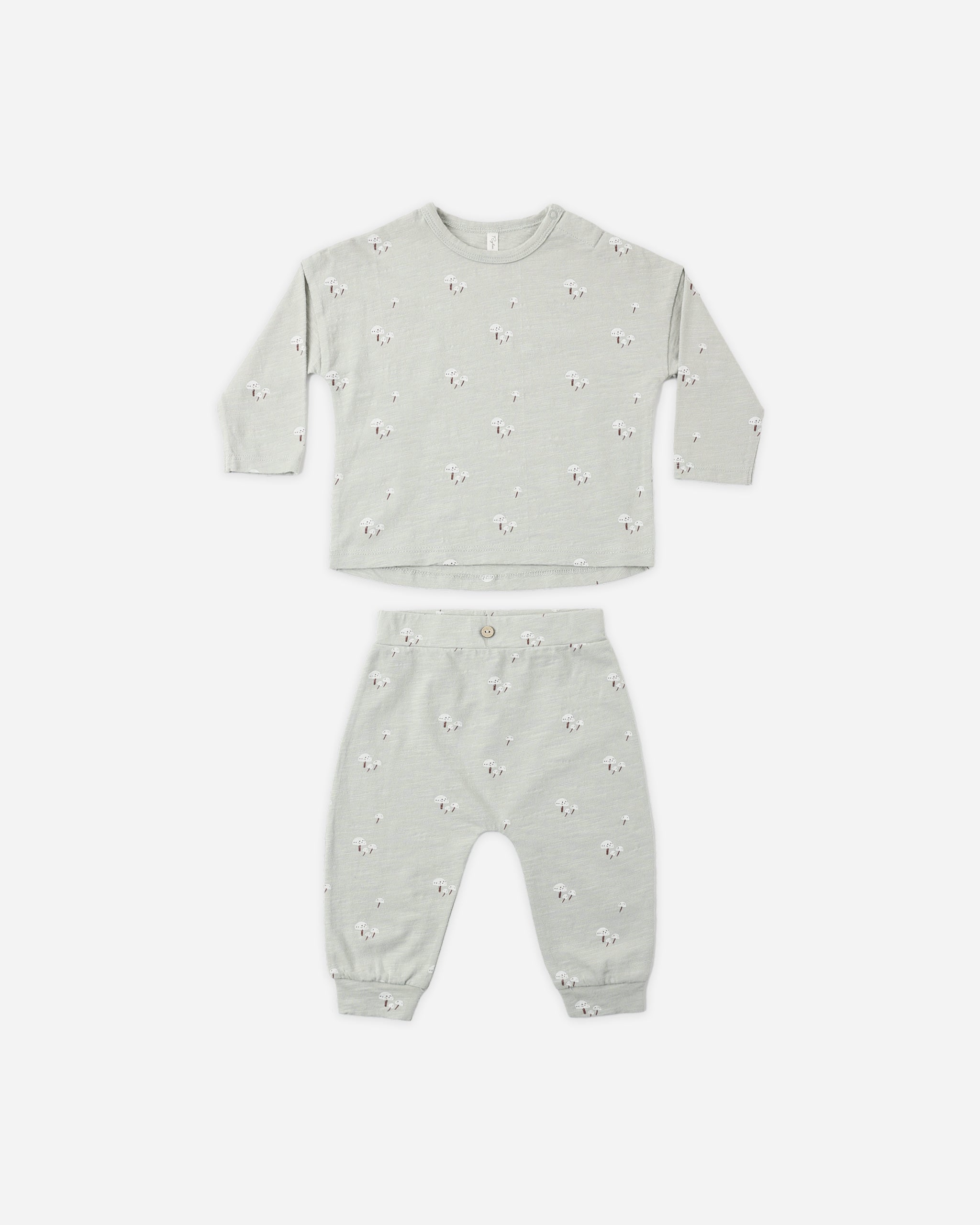 Long Sleeve Tee + Pant Set (Mushrooms)
