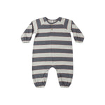 Henley Jumpsuit (Sage Stripe)