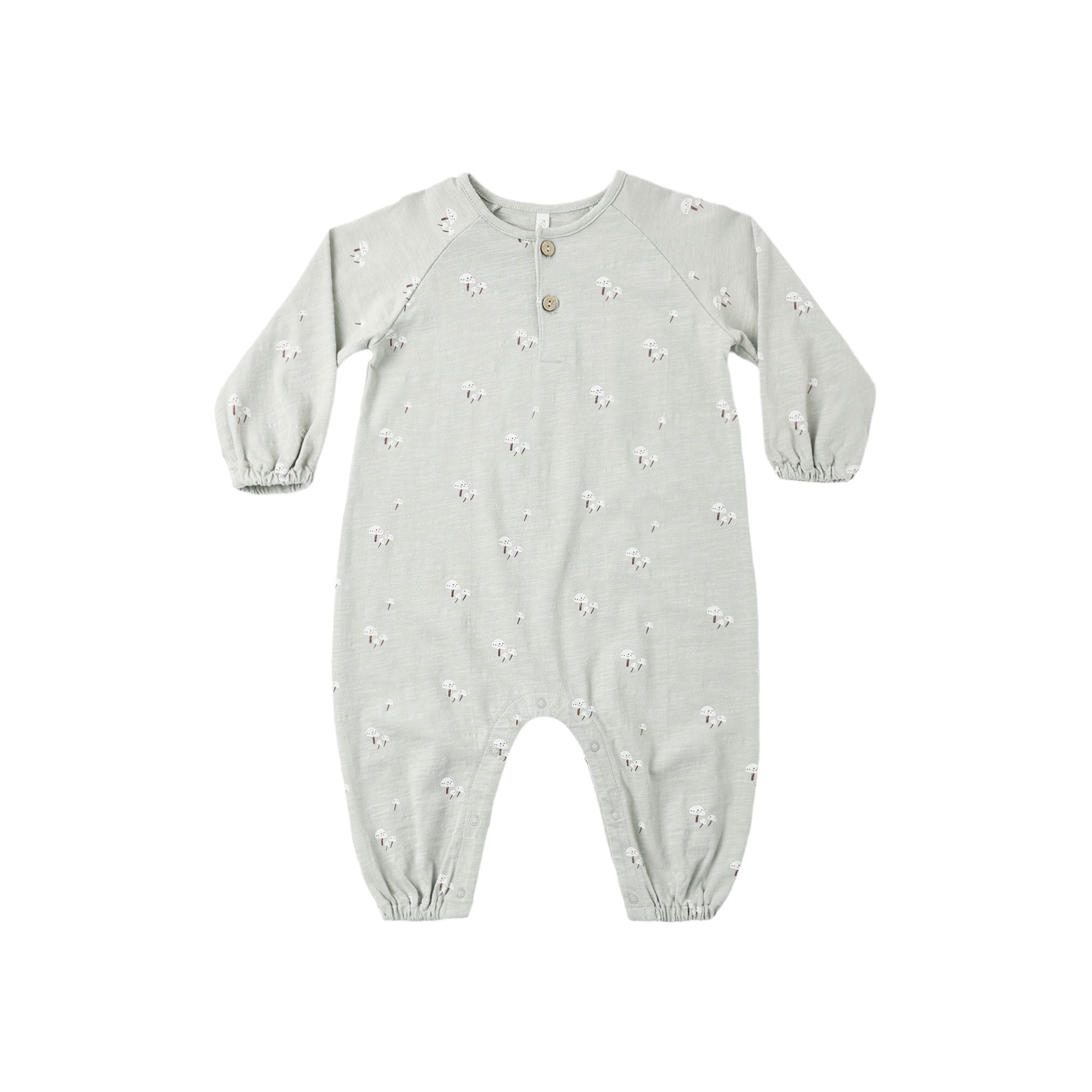 Henley Jumpsuit (Mushrooms)