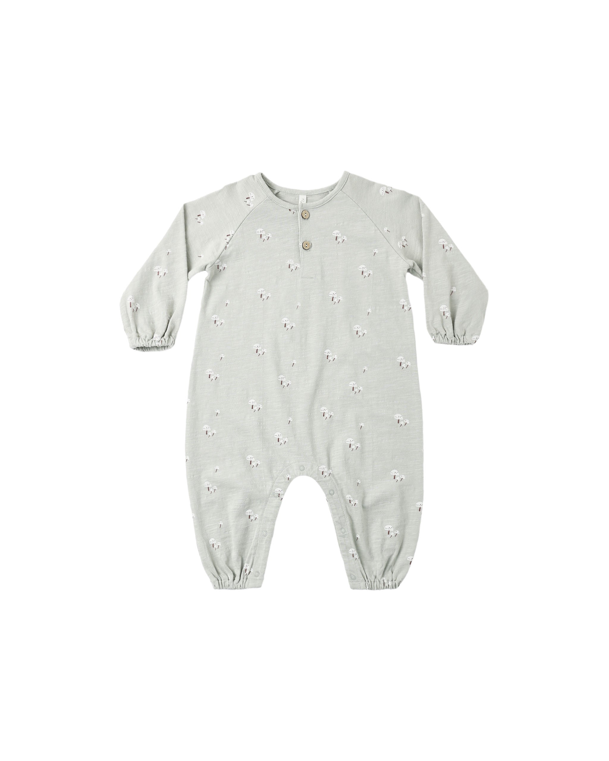 Henley Jumpsuit (Mushrooms)