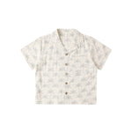 Lapel Collar Shirt (Palm Trees)