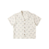 Lapel Collar Shirt (Palm Trees)