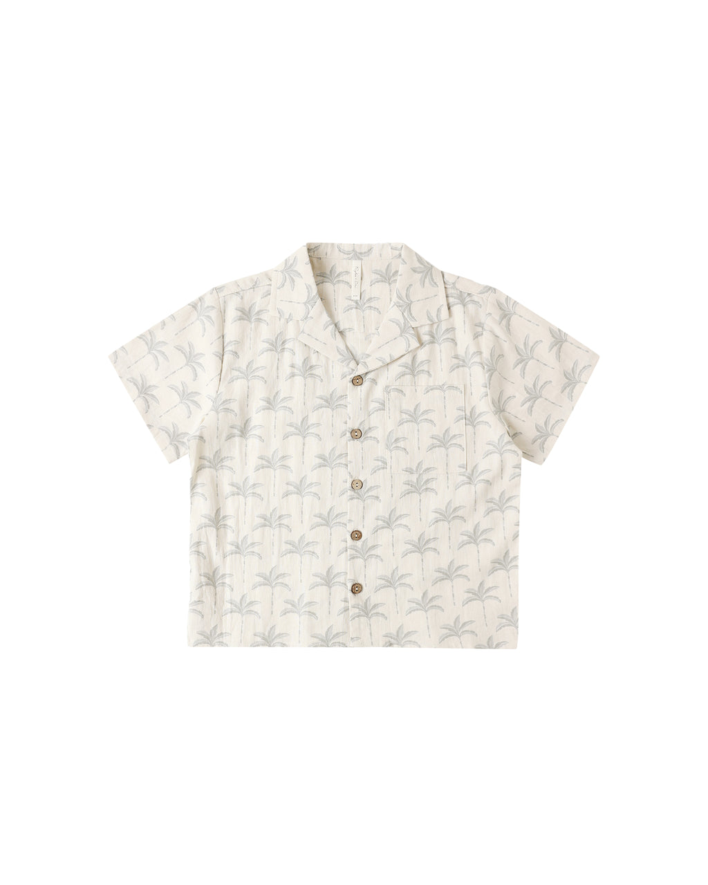 Lapel Collar Shirt (Palm Trees)