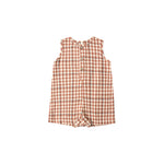 Mavrick Romper (Poppy Gingham)