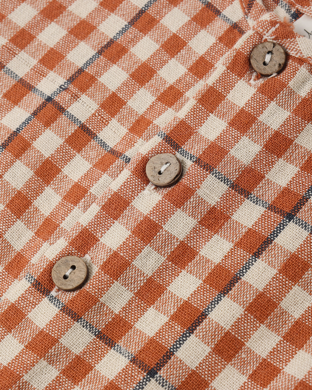 Mavrick Romper (Poppy Gingham)
