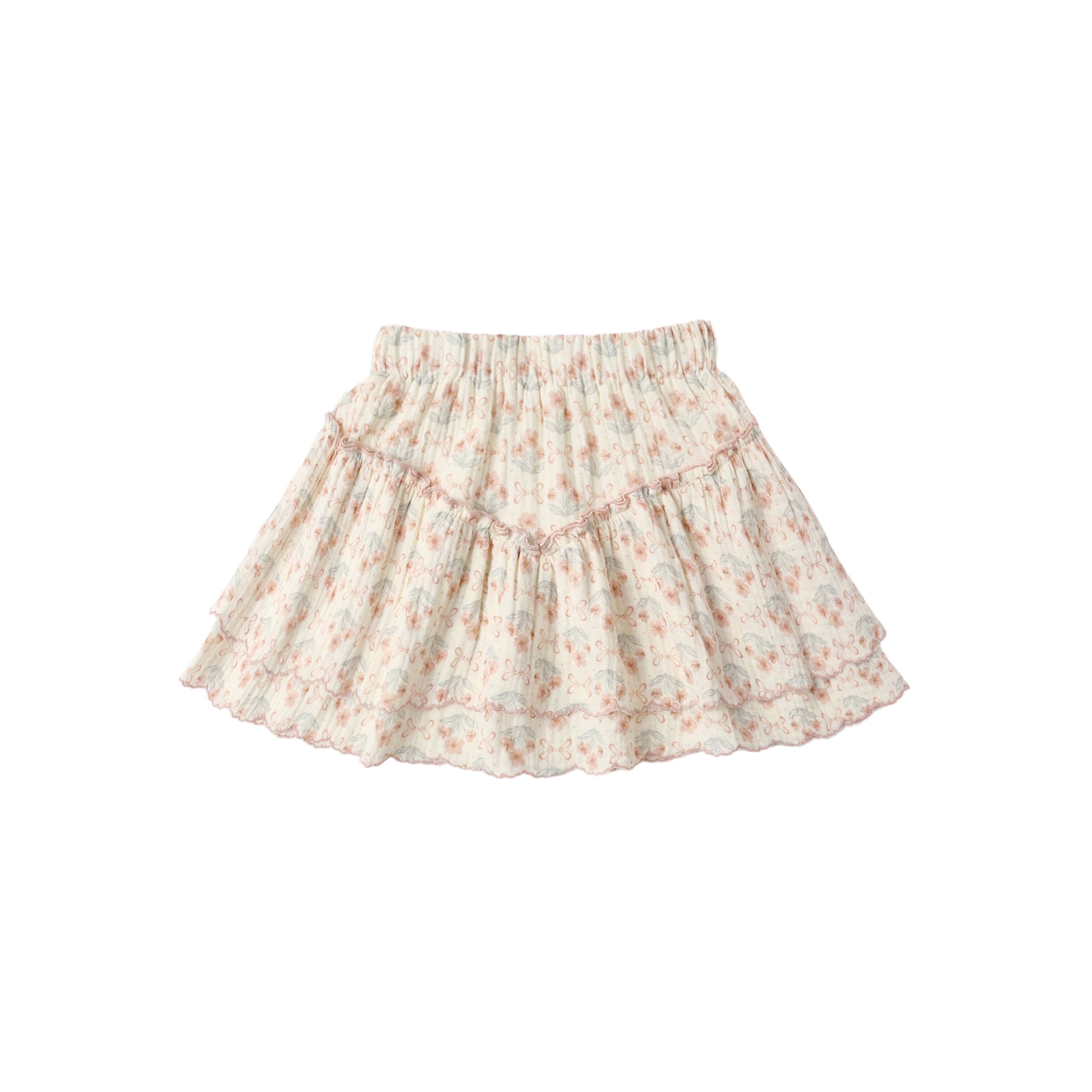 Tiered Mini Skirt (Blossom)