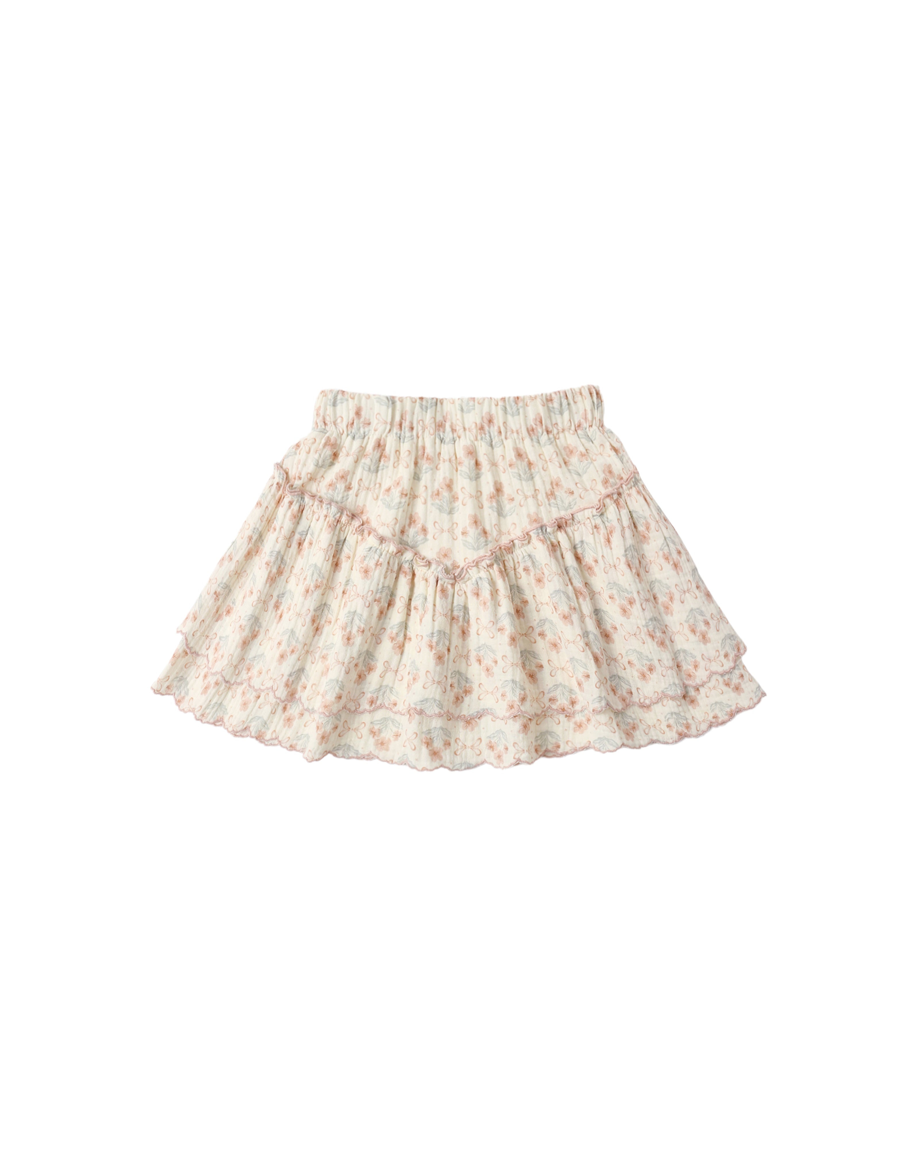 Tiered Mini Skirt (Blossom)