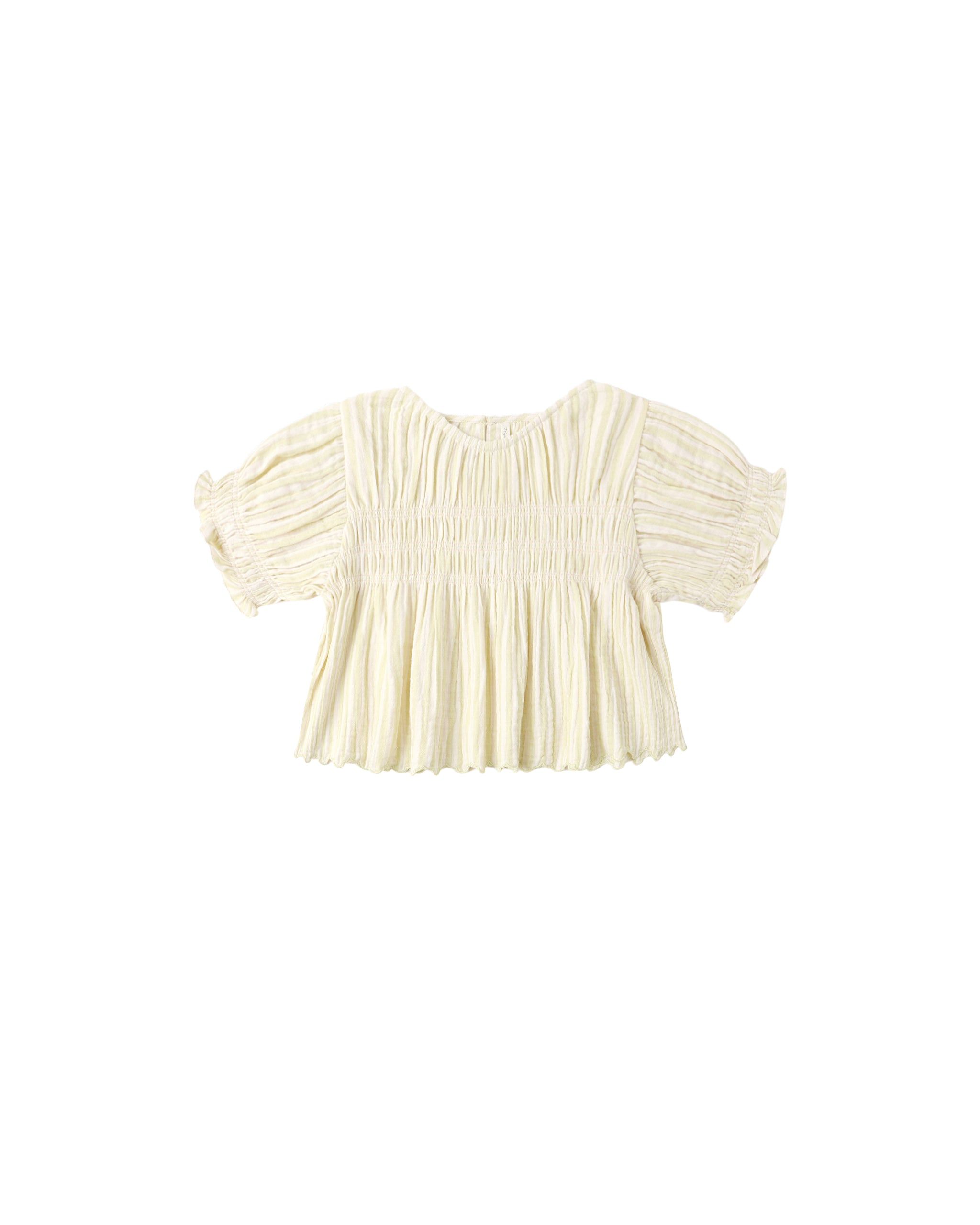 Colette Top (Citron Stripe)