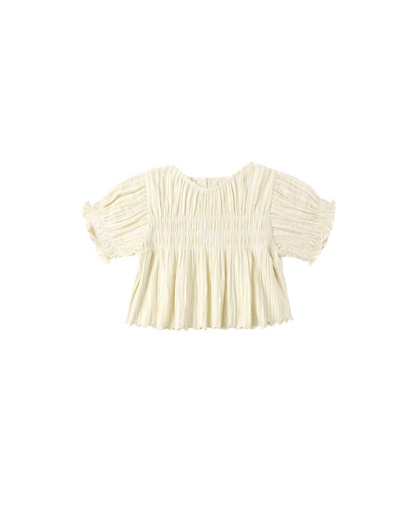 Colette Top (Citron Stripe)