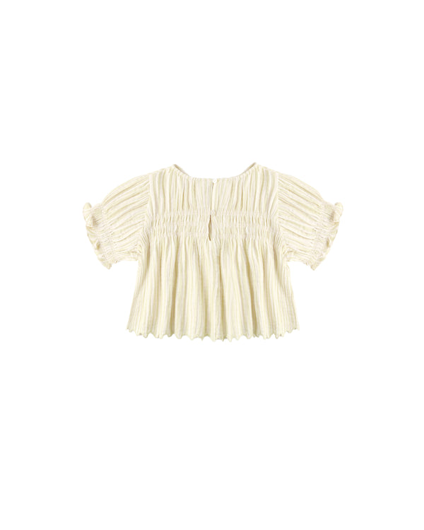Colette Top (Citron Stripe)