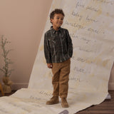 Pocketed Flannel Shirt (Holiday Plaid)
