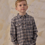 Pocketed Flannel Shirt (Winter Plaid)