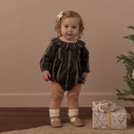 Freya Romper (Holiday Plaid)