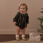 Freya Romper (Holiday Plaid)