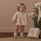 Sophia Top + Bloomer Set (Peppermint Bows)
