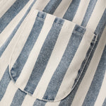 Dani Romper (Navy Stripe)