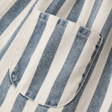 Dani Romper (Navy Stripe)