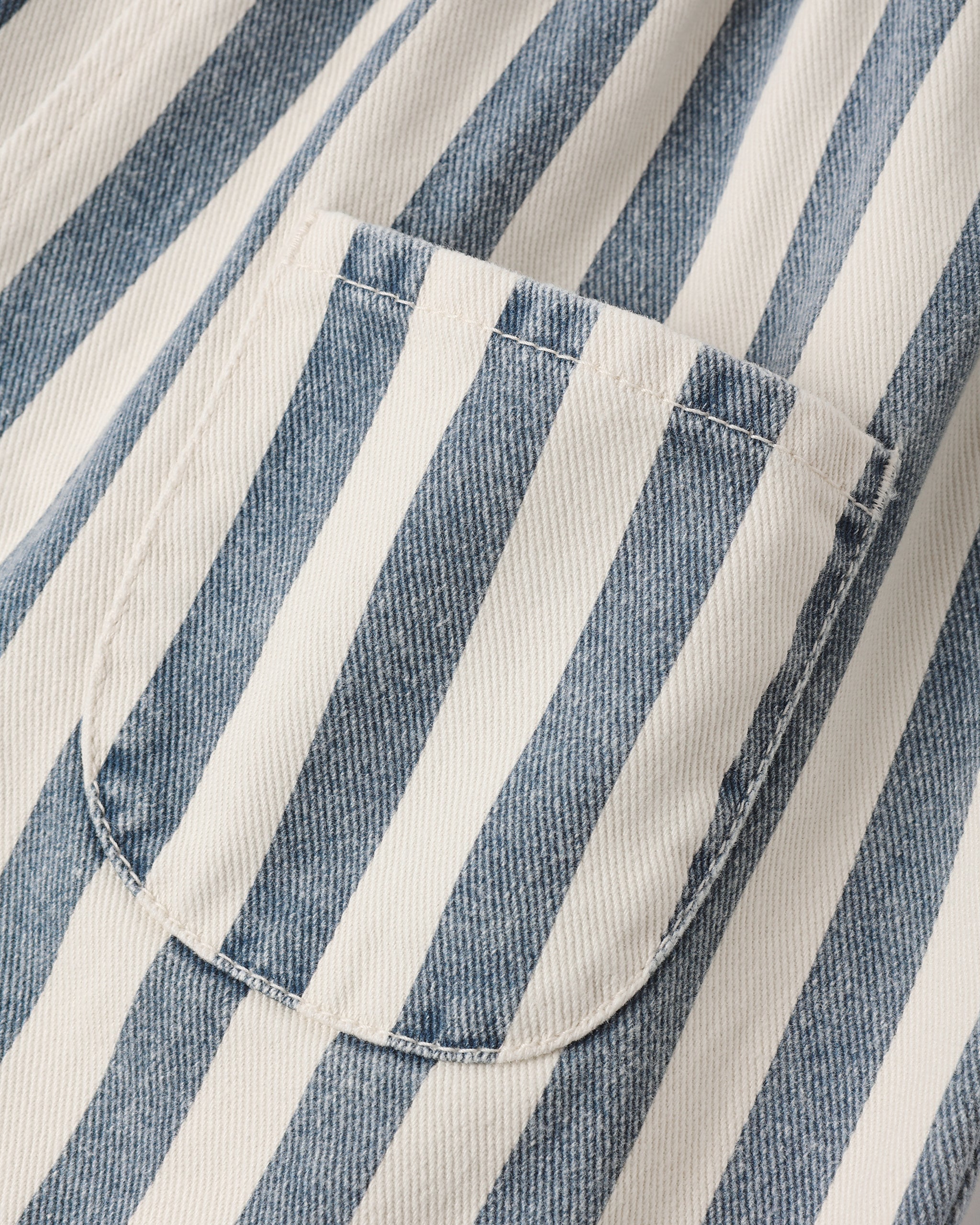 Dani Romper (Navy Stripe)