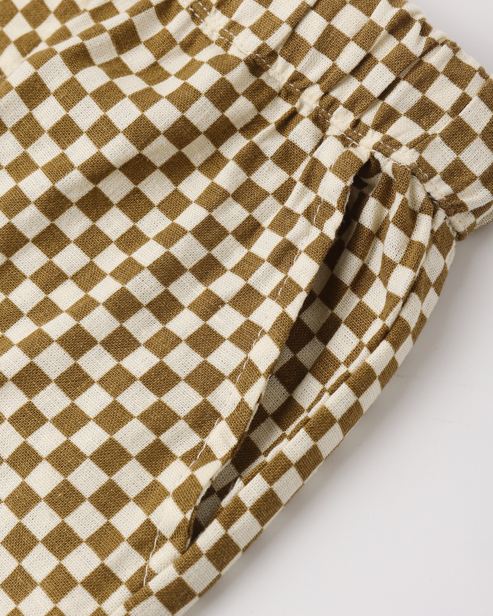 Perry Short (Ocre Check)