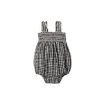 Julia Romper (Black Check)