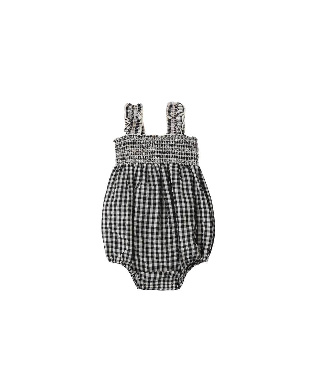 Julia Romper (Black Check)