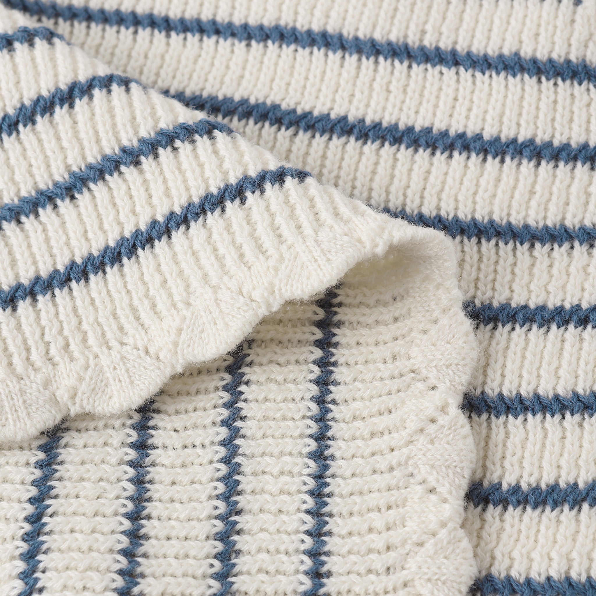 Knit Vest Set (Marine Stripe)