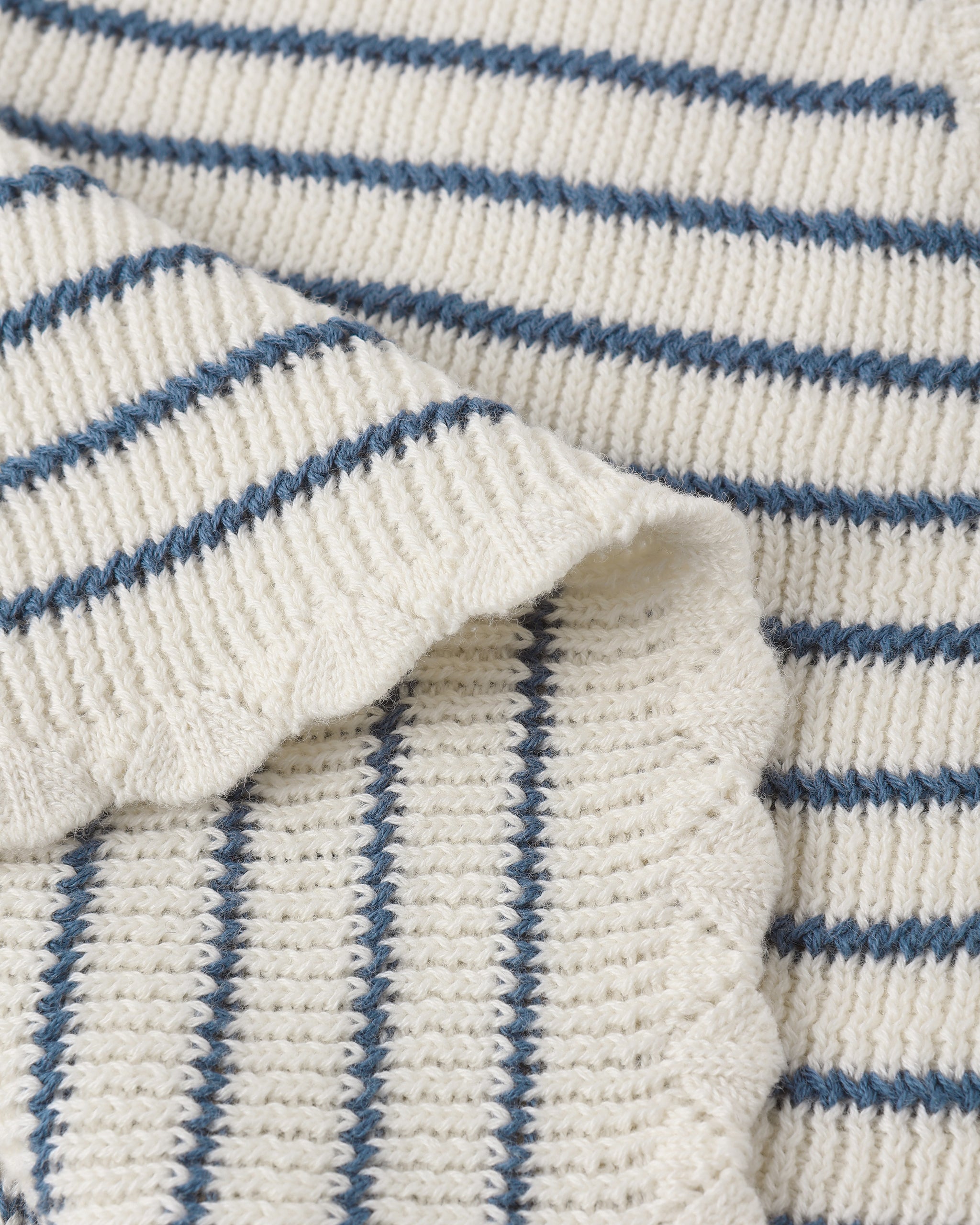 Knit Vest Set (Marine Stripe)