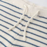 Knit Vest Set (Marine Stripe)