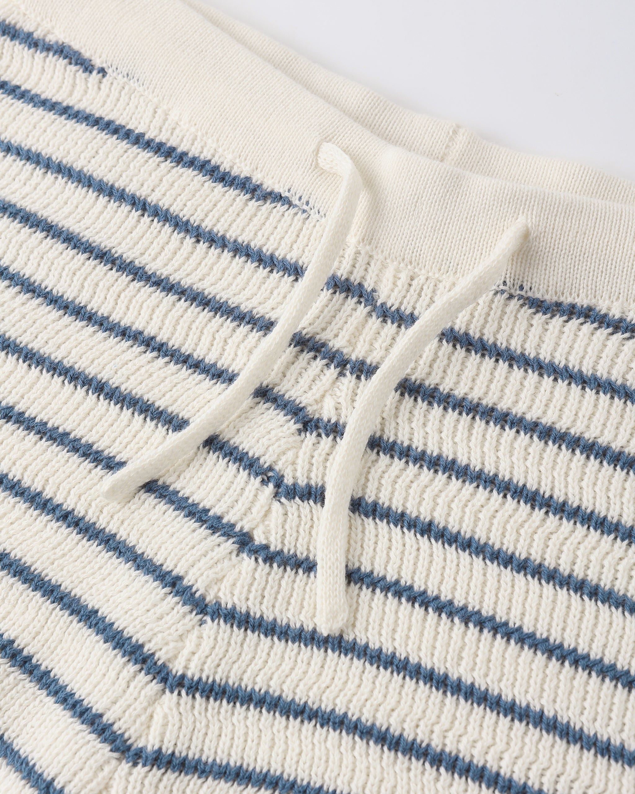 Knit Vest Set (Marine Stripe)