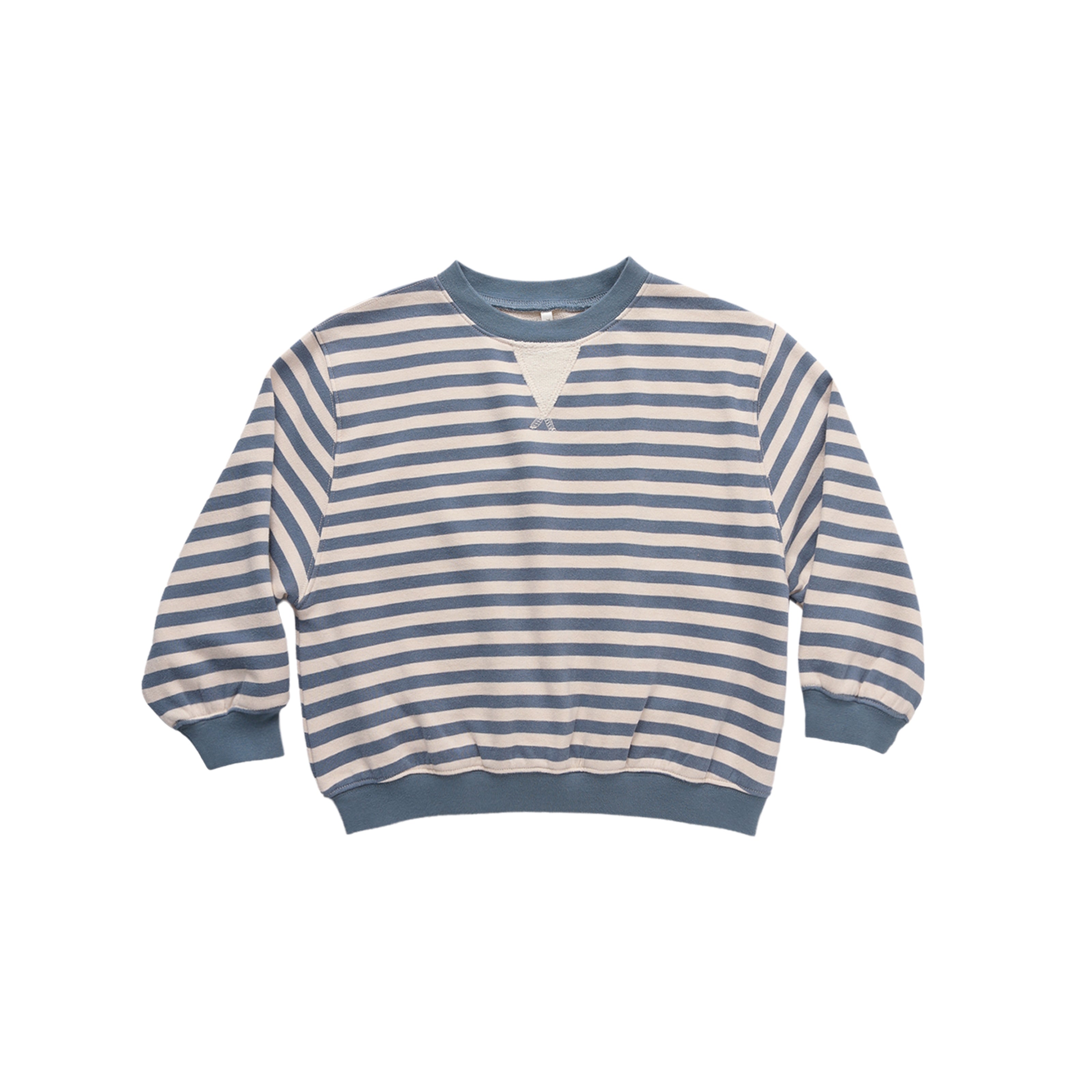 Oversized Crew (Marine Stripe)
