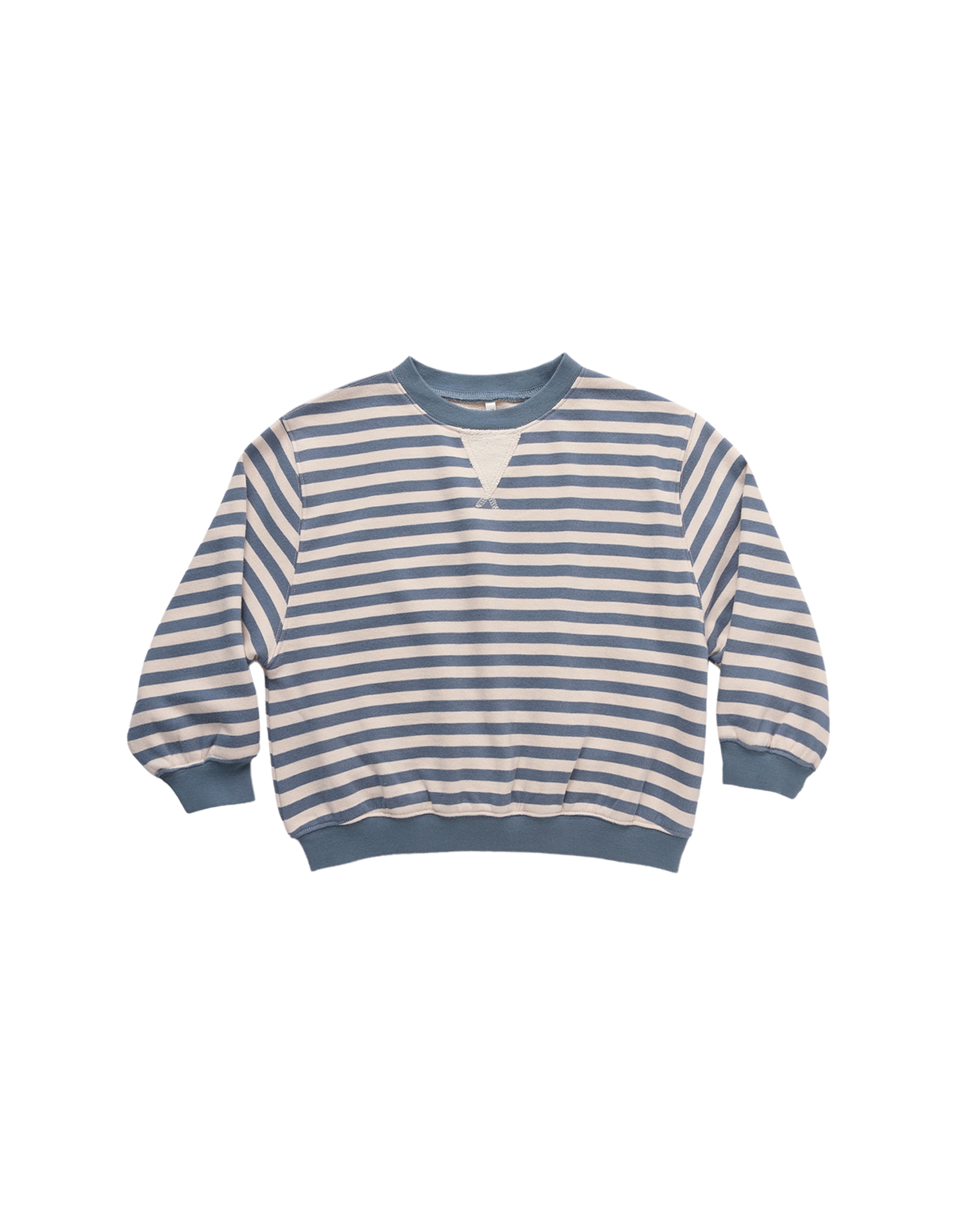 Oversized Crew (Marine Stripe)