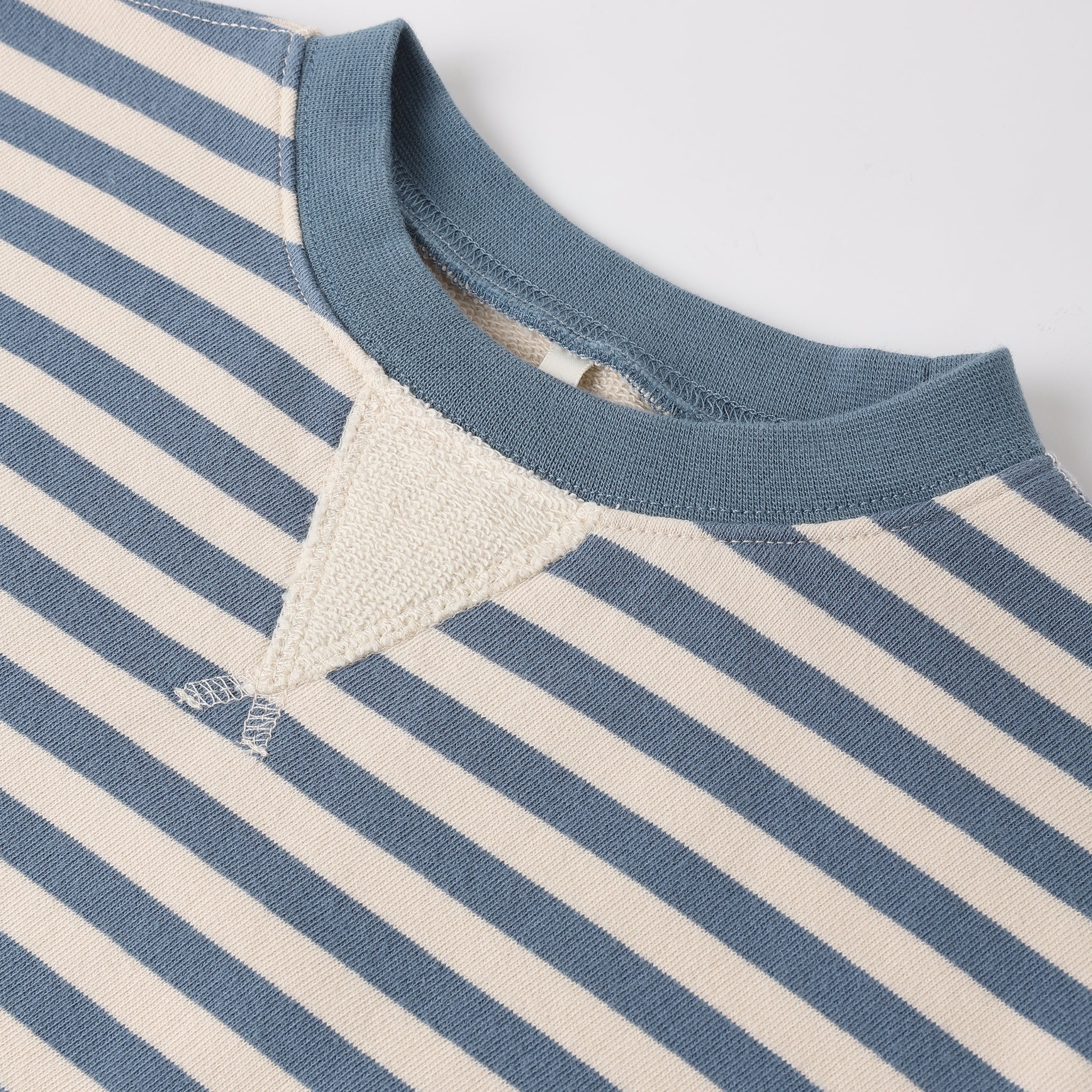 Oversized Crew (Marine Stripe)