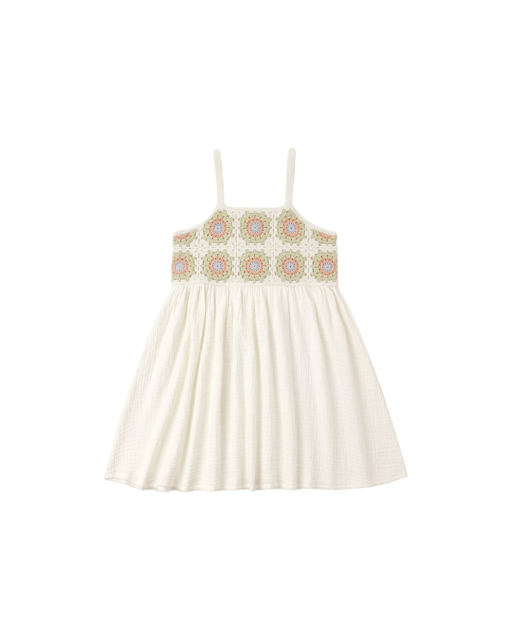 Crochet Sundress (Citron Daisy Check)