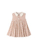 Collared Babydoll Dress (Cherry Check)